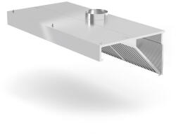 HENDI Falra szerelhető páraelszívó, hajlított, HENDI, Profi Line, világítás nélkül, 1200x700x(H)450mm (229293) - prochef
