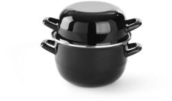 HENDI Kagylófőző edény- fedővel, HENDI, 2, 5L, ⌀200x(H)180mm (625002)