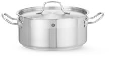 HENDI Alacsony fazék- fedővel, HENDI, Profi Termékcsalád, 4, 8L, ⌀240x(H)105mm (830406) - prochef