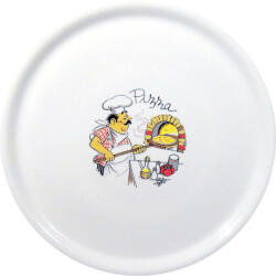HENDI Pizzatányér, hagyományos, HENDI, Fehér, ⌀330mm (774892)