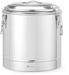 HENDI Szigetelt hordozható tartály, HENDI, Kitchen Line, 31L, Ezüst, ⌀400x(H)445mm (708095) - prochef