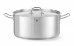 HENDI Alacsony fazék- fedővel, HENDI, Kitchen Termékcsalád, 12L, ⌀320x(H)150mm (836040)