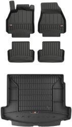FroGum 3D autószönyegek szett logóval és szegéllyel Renault Megane II 02-2009 modellhez
