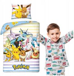 Halantex Ágynemű 160x200 Pokémon sárga kék párnahuzat 70x80 Gyerekeknek Halantex (POK-322BL)