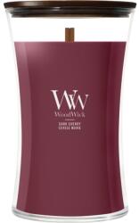 WoodWick Dark Cherry Nagy Gyertya - yankeegyertya