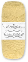 Scheepjes Cotton Whirlette 812 Sesame Seed - halvány sárga fonal