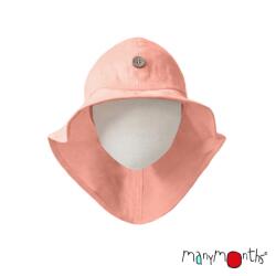 ManyMonths Pălărie ajustabilă ManyMonths Original cânepă si bumbac - Peach Rose