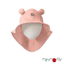 ManyMonths Pălărie ajustabilă ManyMonths Teddy Bear cânepă și bumbac - Peach Rose