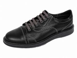 Ciucaleti j Pantofi barbati casual negri din piele naturala Matritata GKR231NTR, marimea 39