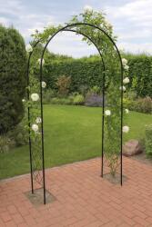 Blooma Kerti Terasz Pergola Rózsák Támaszték Létra Magas 240 CM Fekete (453634)