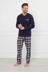 Italian Fashion Edwin férfi hosszú ujjú pizsama, hosszú nadrág XXXL Italian Fashion (AAF-MPZ-EDWI-DDGD-10)