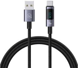 USAMS Cablu pentru incarcare si transfer de date USAMS US-SJ673, USB la USB-C, 66W, 6A, 1.2m, Negru (6958444908960)