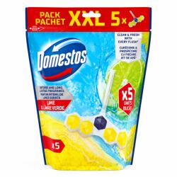 Domestos lime-lamaie verde odorizant toaleta 5bucati*50gr