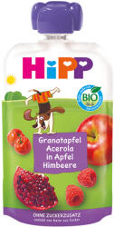 HIPP GmbH AUSTRIA Piure din fructe cu rodie, acerola, mar si zmeura Hippis, 100g, Hipp