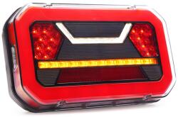 WAS Lampa spate LED combinata 12 24V, 23.7 cm, cu semnalizare dinamica, 5 functii, iluminare laterala numar inmatriculare, stanga dreapta, ECO (2560A DD P NN ECO)