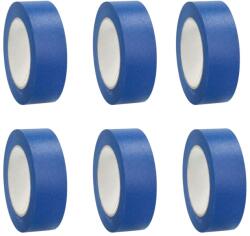 Artool Set 6 benzi de mascare pentru vopsit, albastra, 48 mmx 50 m, rezistenta UV 14 zile, adeziv acrilic, Artool (139991-6)