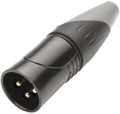 HICON HI-X3CM-HD-B XLR, water- and dustproof IP67 (D090340002)