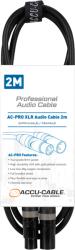 Accu-Cable AC-PRO XLR audio cable 2m (1611000073)