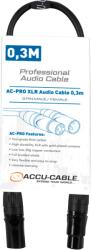 Accu-Cable AC-PRO XLR audio cable 0, 3m (1611000072)