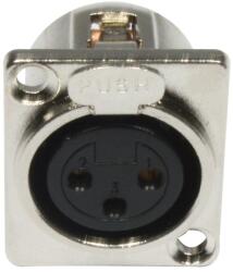 Accu-Cable AC-C-XF3 XLR 3pin female panel metal (1613000020)