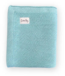Cotton Hug Памучно одеяло Cotton Hug - Органик, 80 х 100 cm, мента (CH122) - baby