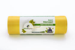 Ecofriend Recycling SRL Saci Menaj 120 L Galben (00000139)