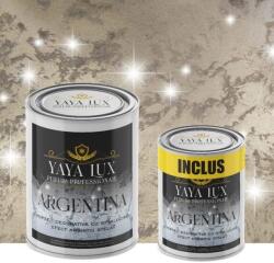 Torodecor Vopsea Decorativă de Lux Argentina - Bej Antichizat | Pachet 3.5L (2.5L + 1L), Efect 3D Stelat (AR250121012)