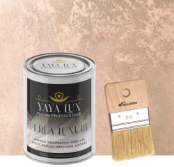 Torodecor Vopsea Decorativă Perla Luxury Roz Prăfuit 2L cu fulgi perlați - Pensulă inclusă (PLP2010)
