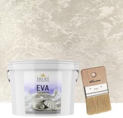 Torodecor Set Vopsea Decorativa de Lux, Eva Madreperla Bej Deschis, cu Fulgi de Sticla, 2.5 L si Pensula, 70 mm, YaYa Color (EMP25014)