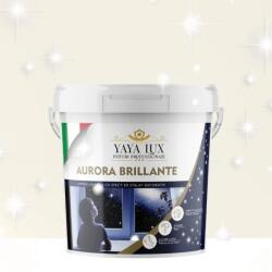 Torodecor Vopsea Decorativă Lavabila Premium, Aurora Brillante, Alb Prafuit cu Efect 3D Argintiu Stelat, 9 Litri (AB9012)
