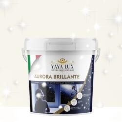 Torodecor Vopsea Decorativă Lavabila Premium, Aurora Brillante, Alb Opac cu Efect 3D Argintiu Stelat, 9 Litri (AB9011)