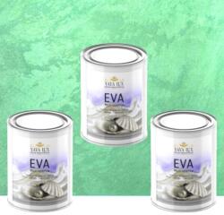 Torodecor Vopsea Decorativă de Lux Eva - Verde Smarald | Pachet 1.5L (2×0.5L + 0.5L), Efect perlat luminos (EM05010X3)