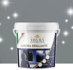 Torodecor Vopsea Decorativa Lavabila Premium, Aurora Brillante, Gri Inchis cu Efect 3D Argintiu Stelat, 9 Litri (AB9010)