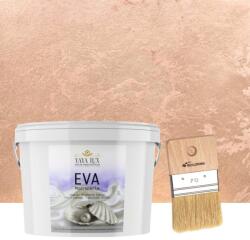 Torodecor Set Vopsea Decorativa de Lux, Eva Madreperla Roz Prafuit, cu Fulgi de Sticla, 2.5 L si Pensula 70 mm, YaYa Color (EMP25011)