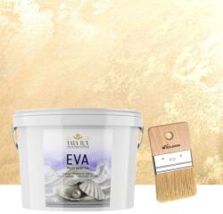 Torodecor Set Vopsea Decorativa de Lux, Eva Madreperla Bej Sampanie, cu Fulgi de Sticla, 2.5 L si Pensula, 70 mm, YaYa Color (EMP25012)