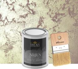 Torodecor Vopsea Decorativă de Lux Sirius, Bej Gold, Finisaj Perlat cu Perle de Sticlă, 0.5L + Pensulă Inclusă (SIP05003)