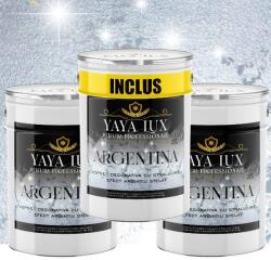 Torodecor Vopsea Decorativă de Lux Argentina - Argintiu Vibrant | Pachet 30L (2×10L + 10L), Efect 3D Stelat (AR30001)