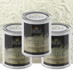 Torodecor Pachet 7.5 Litri, Vopsea Decorativa de Lux, Velatura, Vivo Perlato, pentru Pietra Spaccata, efect Perlat Natural, 2 X 2.5 Litri Plus 2.5 Litri Cadou (VP75001)