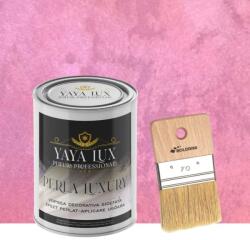 Torodecor Vopsea Decorativă Perla Luxury Orhidee 2L cu fulgi perlați - Pensulă inclusă (PLP2006)