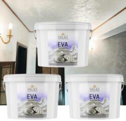 Torodecor Vopsea Decorativă de Lux Eva - Alb Perlat | Pachet 12L (2x4L + 4L), Efect perlat luminos (EM12001)