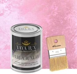 Torodecor Vopsea Decorativă Perla Luxury Trandafir Roz 2, 5L cu fulgi perlați - Pensulă inclusă (PLP25016)