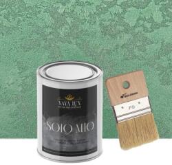 Torodecor Vopsea Decorativa de Lux, Solo Mio, Verde Inchis, cu Cristale Lichide Stralucitoare, Efecte Spectaculoase, 0.5 Litri si Pensula 70 mm (SMP05005)