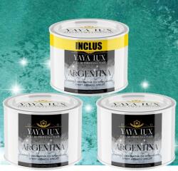 Torodecor Vopsea Decorativă de Lux Argentina - Verde Metalizat | Pachet 1.5L (2×0.5L + 0.5L), Efect 3D Stelat (AR05015X3)