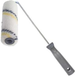 Torodecor Mini trafalet 10 cm, Rolltex, cu maner Horizon din ZINC pentru zone inalte, lungimea perilor 6 mm, Premium Profesional (19381+89910)