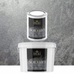 Torodecor Vopsea Decorativă de Lux Solo Mio - Gri Oțel | Pachet 3L (2L + 1L), Finisaj Strălucitor Premium (SM20111011)