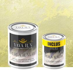 Torodecor Vopsea Decorativă Perla Luxury Galben Imperial | Pachet 3L (2L + 1L) cu fulgi perlați (PL20131013)
