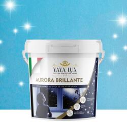 Torodecor Vopsea Decorativa Lavabila Premium, Aurora Brillante, Blu Ciel cu Efect 3D Argintiu Stelat, 4 Litri (AB4004)