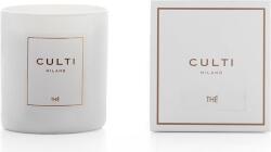 CULTI MILANO Lumânare parfumată Culti Thè 270 g albă în sticlă lucioasă (CTHE270GW)
