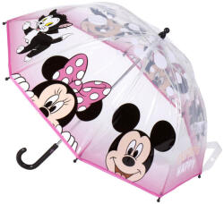  Disney Minnie Make Me Happy gyerek átlátszó esernyő Ø71 cm (CEP2400000718) - sandori