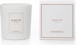 CULTI MILANO Lumânare parfumată Culti Mareminerale 550 g albă în sticlă lucioasă (CMAR550GW)